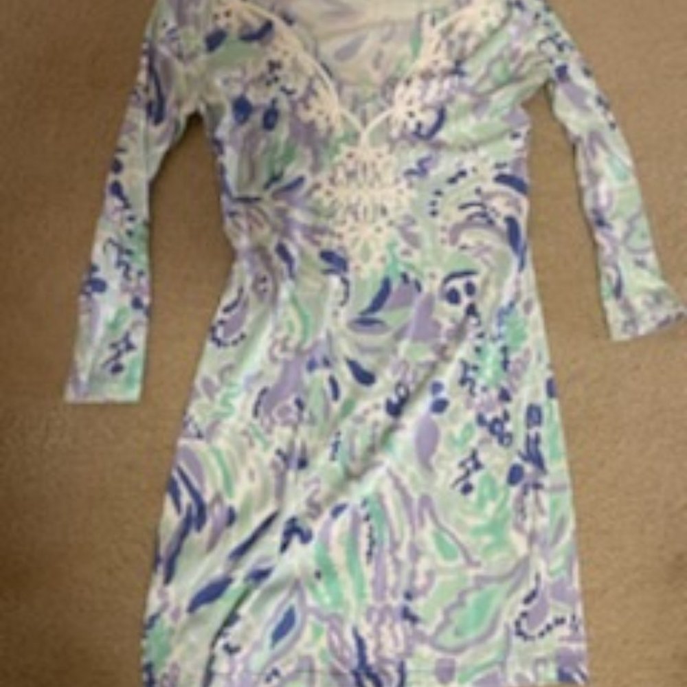 Lilly Pulitzer Marina Dress in Nice Ink